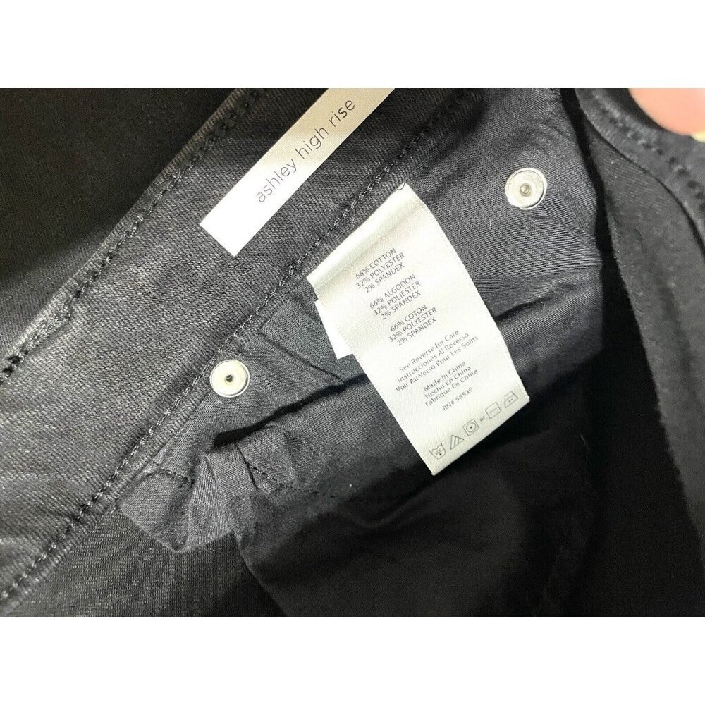 STS Blue Jeans Ashley High-Rise Ankle Skinny Jeans Black Leopard Sz 28 NWT - Picture 12 of 12